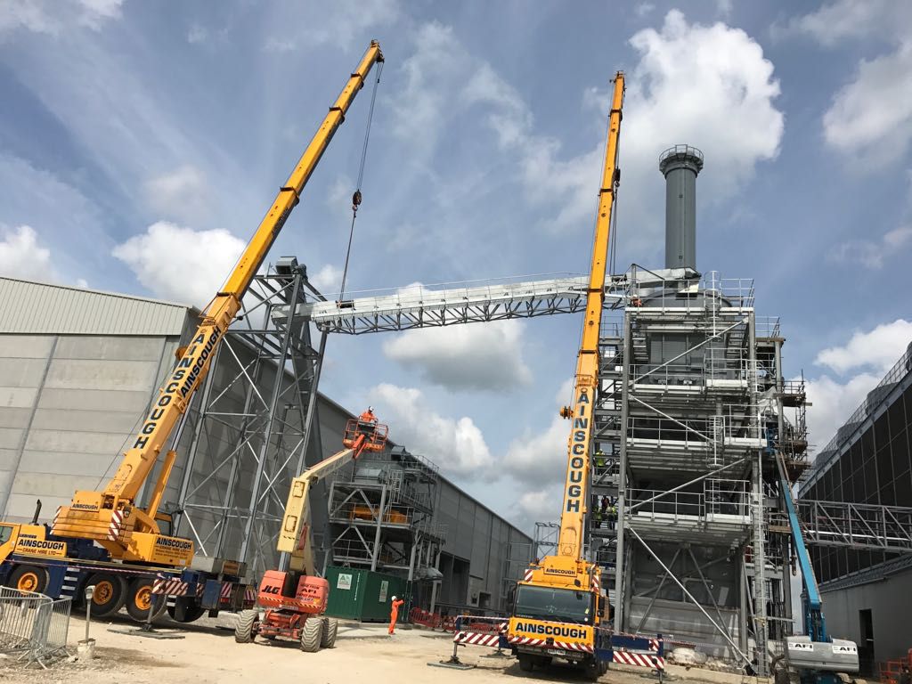 Converyor into place